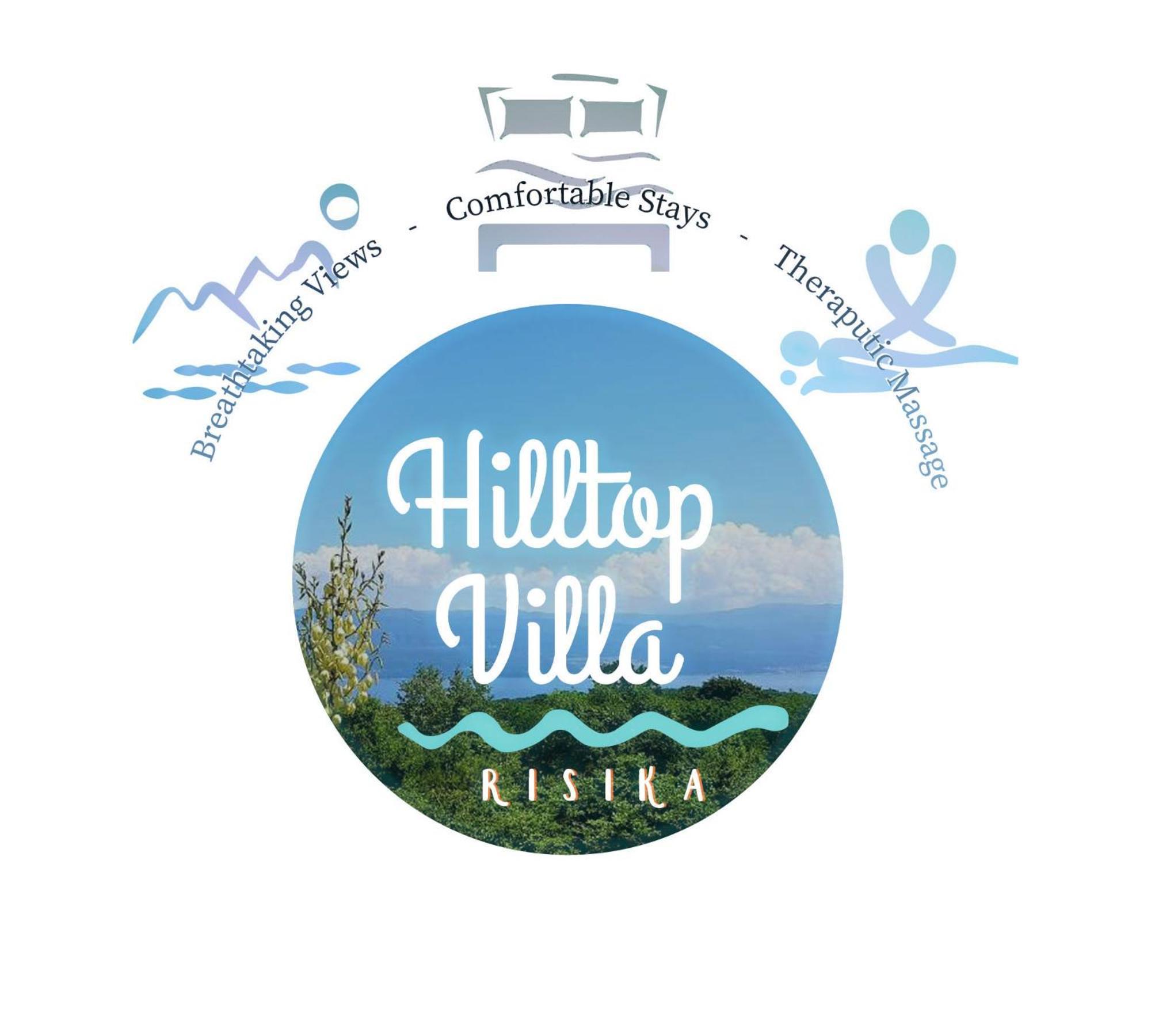 Hilltop Villa 里斯卡 外观 照片